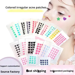 แผ่นแปะสิวไฮโดรคอลลอยด์ผสมทีทรีและกรดซาลิไซลิก รูปดาวน่ารัก โปร่งใส สำหรับผิวหน้าทุกประเภท ไม่มีกลิ่น - Product Image 2