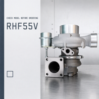 Meilleure vente : Turbocompresseur F55V haute performance avec 7 lames forgées, RHF55V avec compresseur Greedy et soupape