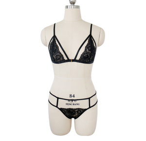 Caldo <span class=keywords><strong>trasparente</strong></span> pizzo signore biancheria intima <span class=keywords><strong>Sexy</strong></span> <span class=keywords><strong>reggiseno</strong></span> e Pantie nuovo Design maturo - Product Image 3