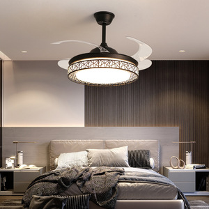 LED 5-Speed DC Motor Ceiling Fan Remote Control Smart Modern <b>Indoor</b> Decorative Luxury Metal <b>Light</b> with Quiet Operation 220V - Product Image 6