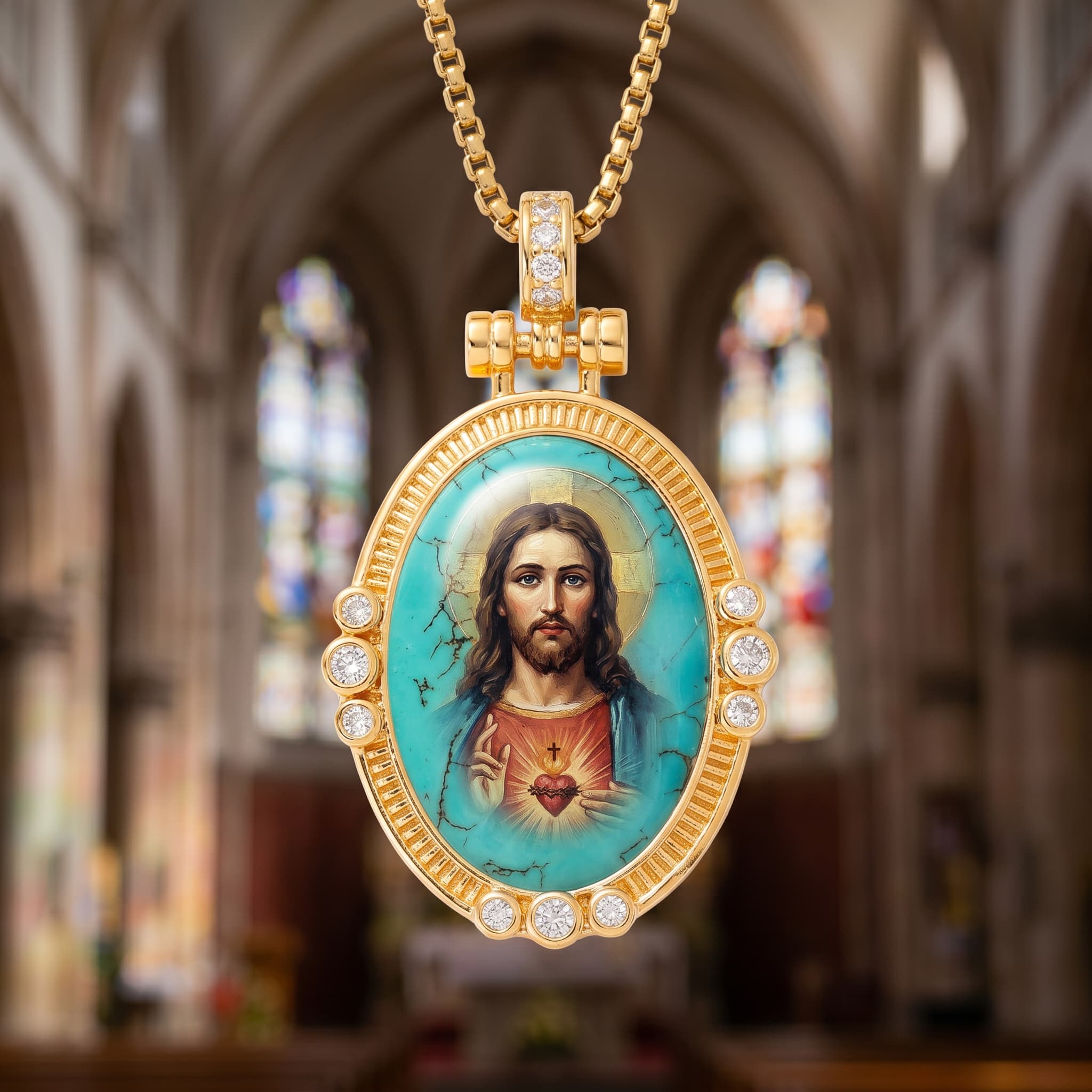 Jesús Cristo - Turquesa