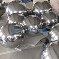 Ballon sphérique flottant en PVC pour décoration d'événements géants, ballon miroir disco brillant gonflable
