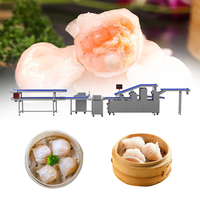 Machine semi-automatique de fabrication de boulettes de crevettes de qualité alimentaire pour ligne de production de snacks cuits à la vapeur avec options OEM et ODM disponibles