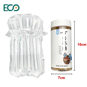 环保塑料透明柱袋密封气泡缓冲袋安全空气填充包装