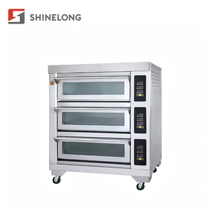 Pain professionnel gâteau cuisson pain Double pont four <span class=keywords><strong>boulanger</strong></span> four électrique pour la cuisson - Product Image 2