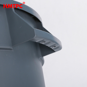 Contenedor de <span class=keywords><strong>Basura</strong></span> Redondo de <span class=keywords><strong>10</strong></span> Galones de HDPE de Alta Resistencia para Uso en Exteriores - Product Image 4