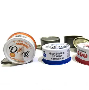 Round Metal Tin Can Price Tin Can Manufacturer Wholesale Empty Tinplate Cans With Lids For Tuna Fish Food Canning
