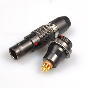 לדחוף למשוך מחבר חשמלי נקבה-LGG-G 00b-03b סדרה 2-32pin תקע ישר עם מהדק חוט - Product Image 3