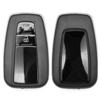Télécommande universelle intelligente à 2 boutons pour clé de contact, compatible avec l'entrée sans clé, lame vierge non coupée, remplacement pour programmeur de clés de voiture