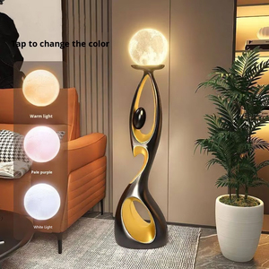 Đèn đứng trang trí nghệ thuật hiện đại tối giản kiểu dáng thiết kế đèn sàn bằng nhựa resin góc phòng khách khách sạn Nordic - Product Image 2