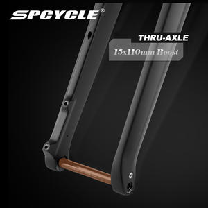 <span class=keywords><strong>Fourche</strong></span> de VTT en carbone Spcycle 29er, câbles entièrement intégrés, 15x110mm Boost, frein à disque, <span class=keywords><strong>fourche</strong></span> <span class=keywords><strong>rigide</strong></span> en carbone pour VTT - Product Image 2