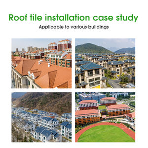 Tejas Cuadradas de Cerámica de Primera Calidad para Techos de Villas Modernas de Lujo, Resistentes al Agua, al Viento y al Fuego, Fáciles de Instalar - Product Image 5