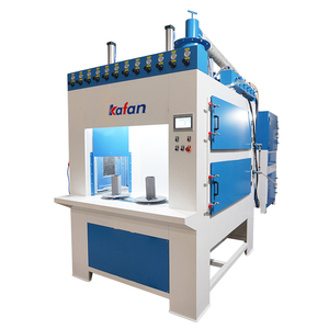 High Output Automatic Rotary Table Sandblasting Machine Automated <b>Sandblaster</b> Cabinet - Product Image 1