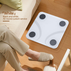 사용자 정의 BMI 칼로리 블랙 유리 스마트 APP 전자 디지털 무게 체지방 규모 LED 디스플레이 균형 - Product Image 6