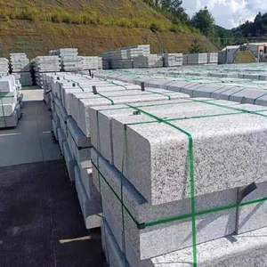 Venta al por mayor China Curved Granite Road Paving G654 Kerbstone Grey Stone Curbstone <span class=keywords><strong>Precio</strong></span> - Product Image 1