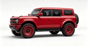 ล้อรถบรรทุกแบบขอบลึกสีแดงเงา ขนาด 18 19 20 21 22 นิ้ว 5x114.3 5x120 5x112 สำหรับล้อฟอร์จ - Product Image 5