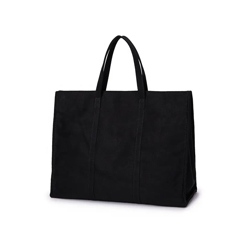 Bolsa de lona de mujer nueva moda simple japonés salvaje de gran capacidad bolso bolsa Portátil Bolsa grande marea