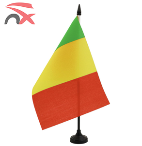 Promotional Office Country Stand <strong>Flag</strong> <strong>Mali</strong> Desk <strong>Flag</strong> Table <strong>Flag</strong> with Based and Flagpole - Product Image 2