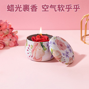 DIY Plant-Based Soy Wax Scented <b>Candle</b> 4-Piece Gift <b>Set</b> for Home and Couples - Product Image 2