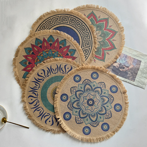 Hermoso estilo bohemio hecho a mano <span class=keywords><strong>mantel</strong></span> tejido al por mayor borde con flecos <span class=keywords><strong>mantel</strong></span> elegante cubierta <span class=keywords><strong>de</strong></span> mesa - Product Image 2