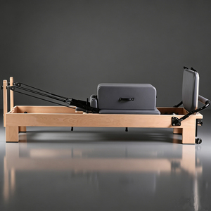 SVD-R04 Wooden Reformer Machine With Customizable Color Sitting Box Foot <b>Pedal</b> Easy Assembly Home Gym Equipment SVD-R04 - Product Image 1