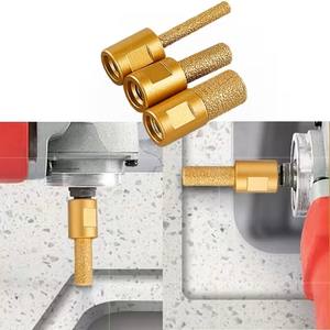 Accessoires de meulage pour lavabos en céramique, corps en aluminium avec pointe abrasive pour utilisation avec une meuleuse d'angle - Product Image 5