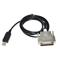 Cable de Datos y Depuración FTDI-USB a DB25 con Conductor de Cobre para Máquinas CNC Fanuc