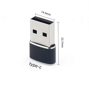 อะแดปเตอร์แปลง USB 2.0 Type A ตัวผู้ เป็น Type C ตัวเมีย วัสดุอลูมิเนียมอัลลอยด์ สำหรับโทรศัพท์มือถือและแล็ปท็อป - Product Image 5