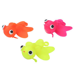 Jouet animal poisson rouge lumineux et mignon en forme de boule rebondissante, vente en gros d'usine Jincan, pour garçons et filles de 5 à 7 ans - Product Image 2