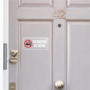 Rõ ràng không thấm nước Vinyl cửa sổ cửa đề can tự dính không hút thuốc nhãn cảnh báo không hút thuốc không có dấu hiệu Vaping - Product Image 5