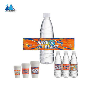 Manchon de film PET thermorétractable avec logo personnalisé étiquette en plastique d'impression numérique pour l'impression d'emballages de boissons à l'eau minérale - Product Image 2