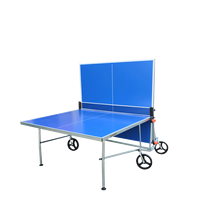 Table de Tennis de Table portable pliante en aluminium, imperméable, pour l'extérieur, bon marché