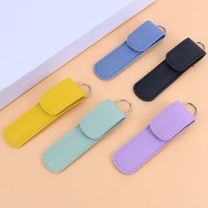 Lima de uñas de vidrio fabricada en fábrica, estuche de cuero, herramienta para uñas, logotipo personalizado, lima de uñas de vidrio - Product Image 6