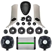 Kit de mise à niveau des haut-parleurs pour MINI Cooper F55 F56 avec amplificateur, haut-parleurs de porte centrale, haut-parleurs de tableau de bord, mise à niveau complète du système audio