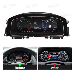 12.3 ''kỹ thuật số <span class=keywords><strong>LCD</strong></span> cụ Dash Màn hình cụm đối với Volkswagen Golf <span class=keywords><strong>7</strong></span> 2014-2020 <span class=keywords><strong>LCD</strong></span> Bảng điều khiển công cụ hiển thị - Product Image 6