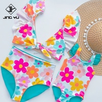 Hoge kwaliteit bijpassende badkleding voor moeder en dochter, conservatieve badpakken, op maat bedrukte bikini's, bijpassende zwemkleding