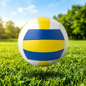 <b>Machine</b> <b>Stitched</b> Volleyball Size 5 18 Panel Soft Touch Indoor Training Professional Competition Custom Logo Wholesale Supplier - Product Image 1