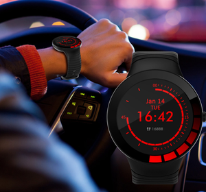<span class=keywords><strong>Smartwatch</strong></span> E3 IP68 Impermeabile con Schermo Touch Completo e Cinturino in Silicone, Orologio Intelligente <span class=keywords><strong>per</strong></span> Android e <span class=keywords><strong>iOS</strong></span>, Fitness e Sport - Product Image 3