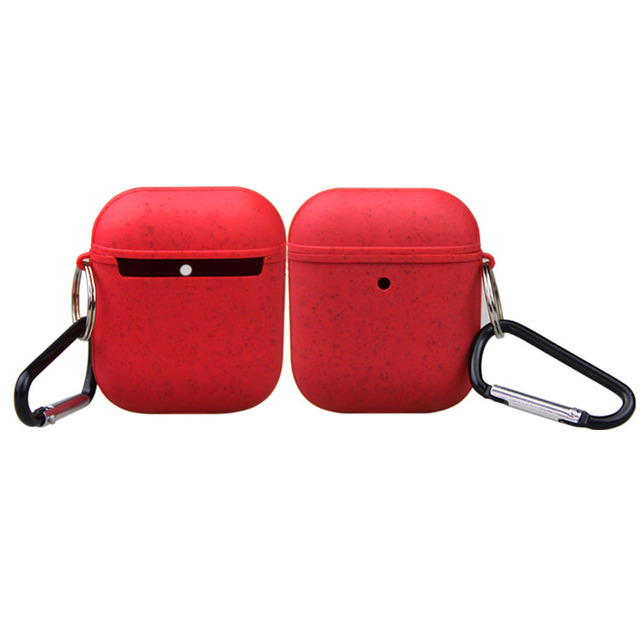 2026 New Products Compostable Wheat Straw Headphone case Shockproof Cover for Airpods
