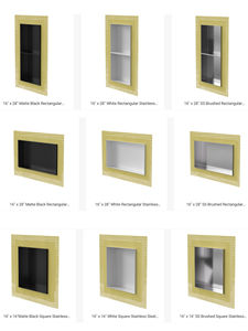 Nicho de Pared Empotrado Moderno de 16x14 Pulgadas con Estante de Almacenamiento para Baño y Cocina, Duradero, Garantía de 2 Años, Mercado Estadounidense - Product Image 5