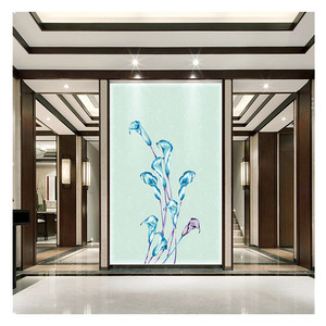 Papier peint brodé en relief Ke Hong l'Empereur d'Or, motif floral, matériau textile, installation facile, usage domestique - Product Image 4