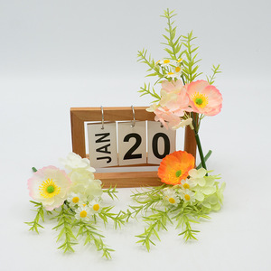 Fleurs artificielles de pavot Dongchen Crafts, diamètre 6 cm, bouquet en soie pour décorations de mariage, arche d'hôtel, toiles de fond - Product Image 1
