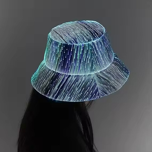 Livraison directe rapide chapeau de Cowboy innovant créant des déclarations de mode modernes engageant bonnet LED activités nocturnes - Product Image 4