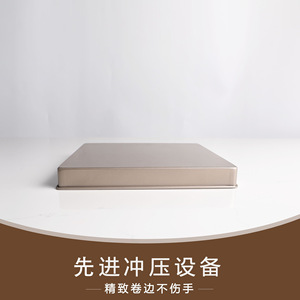 Square Non Stick Baking Pan Carbon Steel Golden For Cake <b>Cookies</b> Pizza Home Baking <b>Tools</b> - Product Image 3