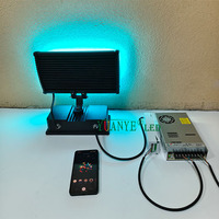 RGBW DMX512 DALI DT8 Tuya Contrôlé Projecteurs LED Éclairage de projet de contrôle sans fil avec indice IP65 Modèle YY-SG002