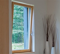 Ventanas de Aluminio Abatibles y Giratorias, Fabricante, Color y Tamaño Personalizados, Doble Vidrio Templado Resistente al Calor para Casa