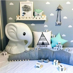 Nouveau-né Bébé <span class=keywords><strong>Dossier</strong></span> Tricoté Décoratif Jouet Crocodile <span class=keywords><strong>Oreiller</strong></span> Coussin de <span class=keywords><strong>Lit</strong></span> Bande - Product Image 3