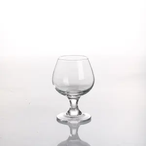 Copas de vino transparentes, Copas de copa de Brandy con vástago corto, elegantes, venta al por mayor