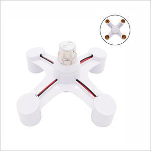 B22 à 3E27 4E27 5E27 B22 à E27 Lampe <span class=keywords><strong>Ampoule</strong></span> BAÏONNETTE B22 À EDISON <span class=keywords><strong>Vis</strong></span> E27 <span class=keywords><strong>Adaptateur</strong></span> Convertisseur - Product Image 2