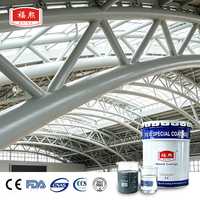 Revêtement de surface fluorocarboné bicomposant auto-séchant F3003 FEVE haute performance, anti-corrosion à long terme, en spray pour zones côtières et offshore